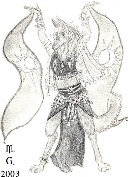 The Belly Dancer- pencil version
